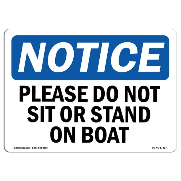 Caution No Sitting No Standing No Climbing OSHA Notice Sign Aluminum Sign Made in The USA Protect Your Business Work Site Warehouse & Shop Area Caution No Sitting No Standing No Climbing OSHA Notice Sign Aluminum Sign Made in The USA Protect Your Business Work Site Warehouse & Shop Area